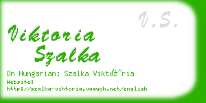 viktoria szalka business card